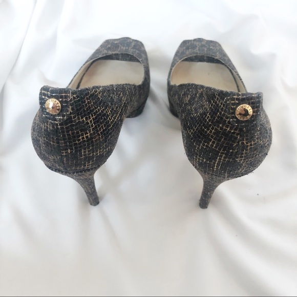 MICHAEL KORS Sequin Peep Toe Heels FREE SHIPPING! - Picture 7 of 11
